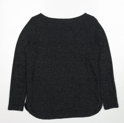 Womens UK Size XS Marks and Spencer Black Pullover Jumper