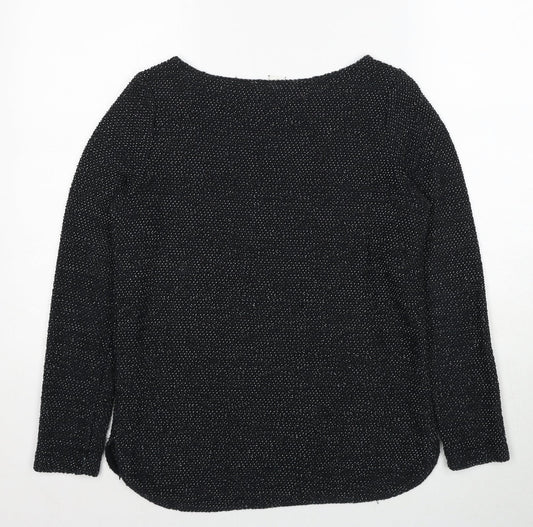 Womens UK Size XS Marks and Spencer Black Pullover Jumper