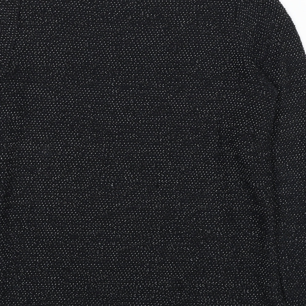 Womens UK Size XS Marks and Spencer Black Pullover Jumper