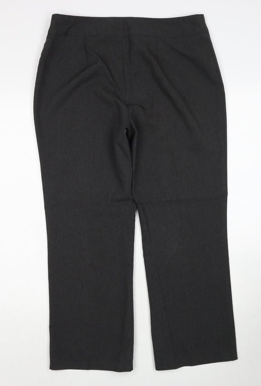 Womens UK Size 14 Papaya Regular Fit  Grey Trousers
