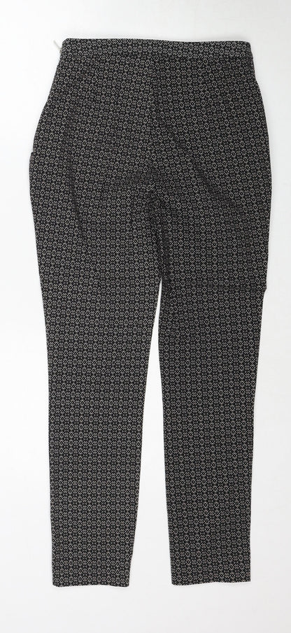 Womens UK Size 8 New Look Regular Fit  Black Trousers