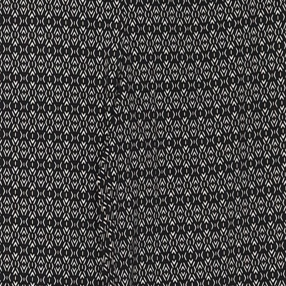 Womens UK Size 8 New Look Regular Fit  Black Trousers