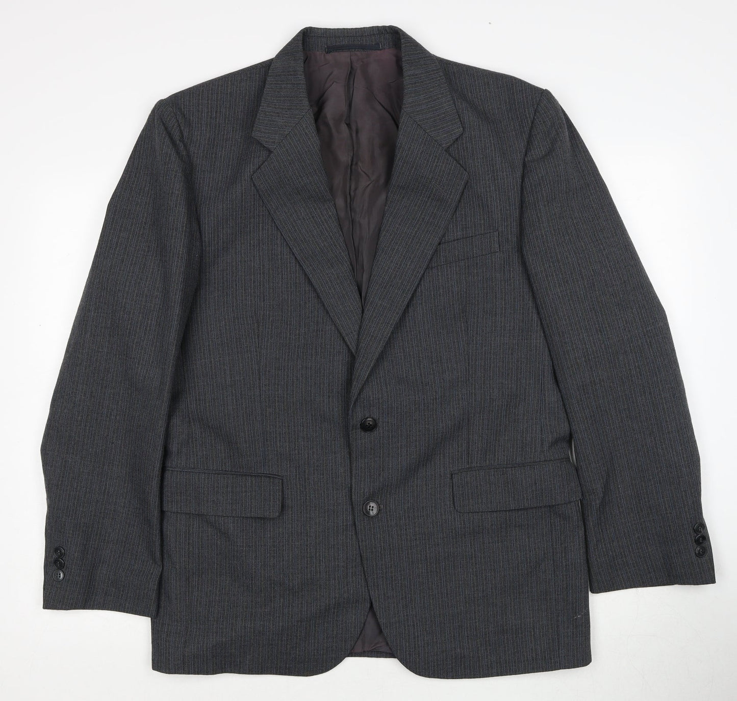 Mens UK Size 42 Preworn Regular Grey Suit Jacket