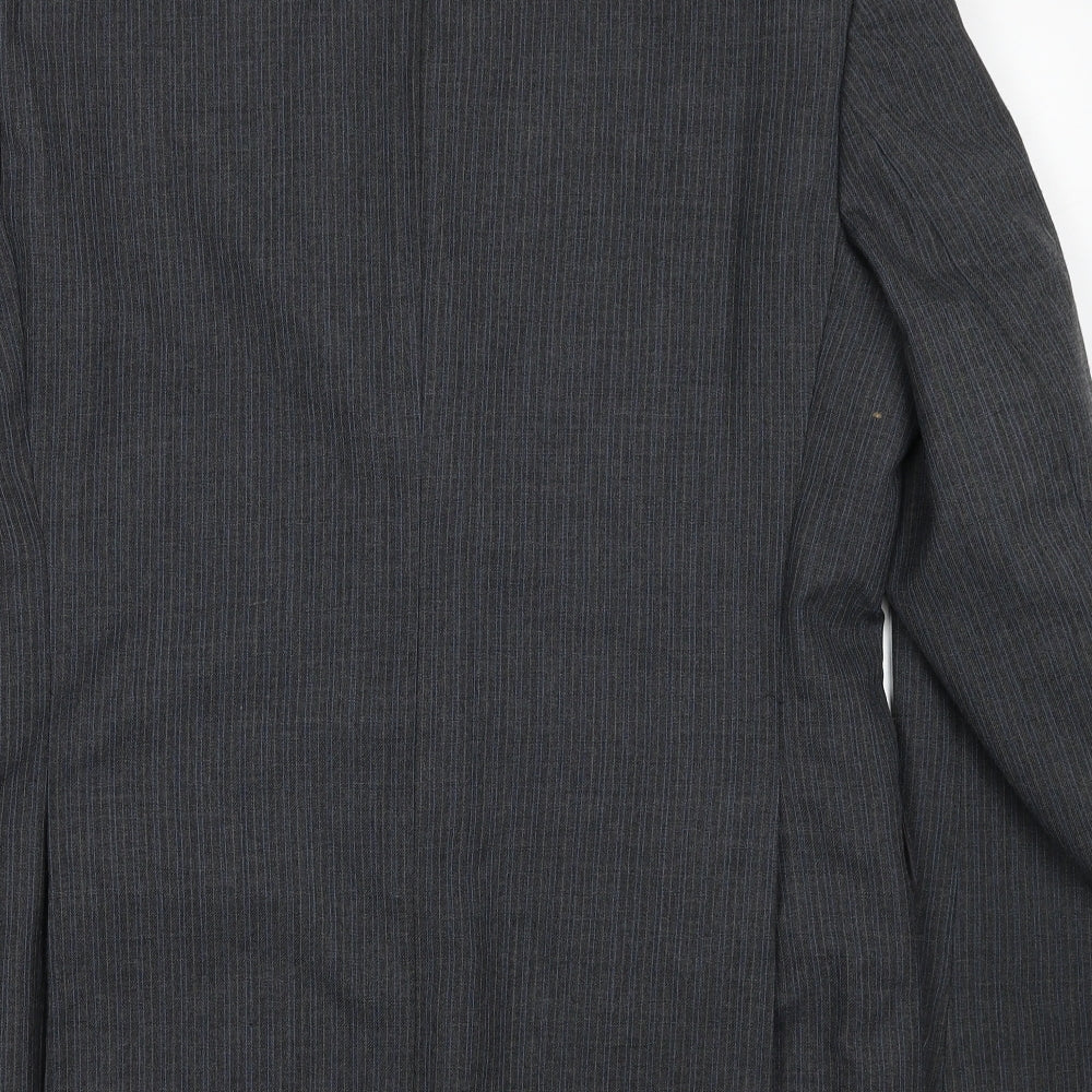 Mens UK Size 42 Preworn Regular Grey Suit Jacket