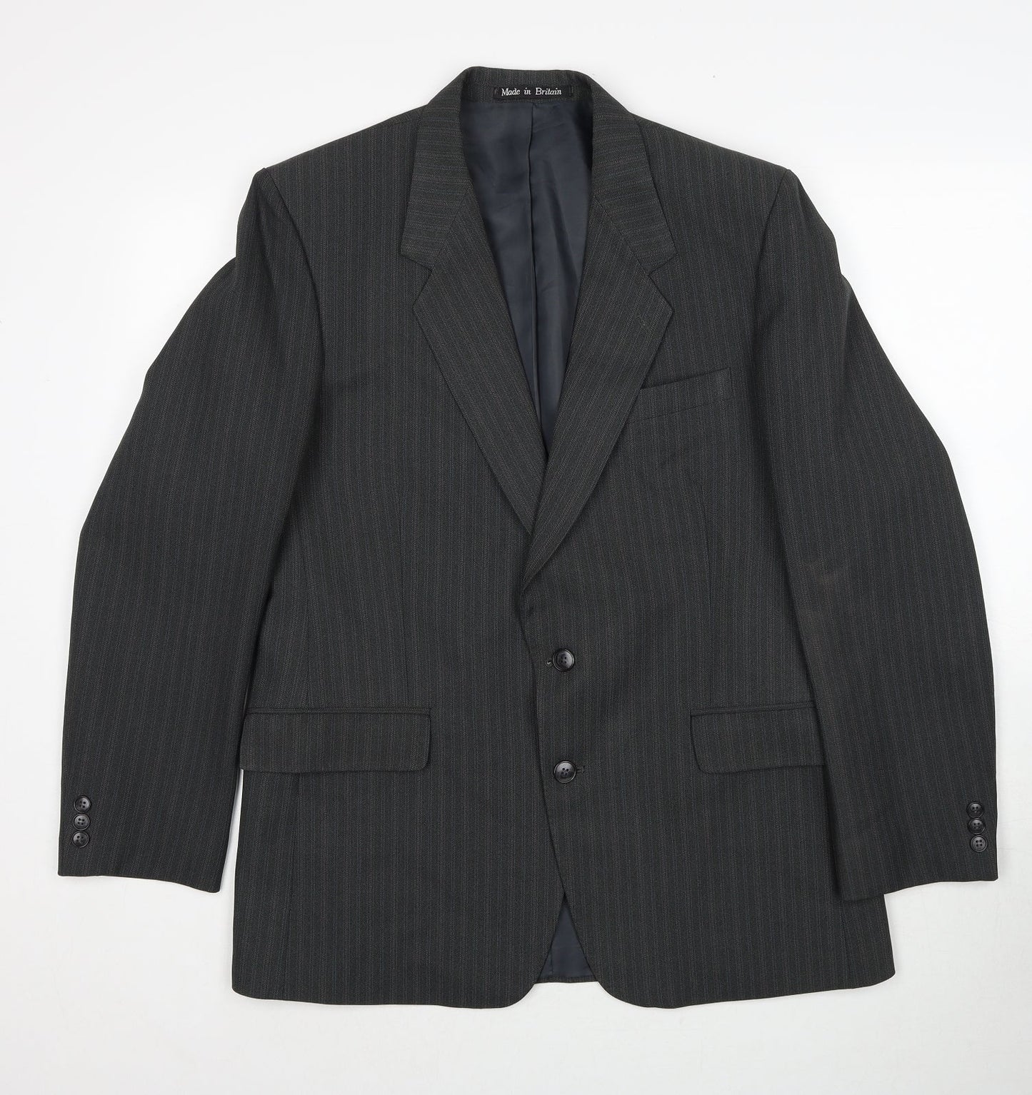 Mens UK Size 42 GreenWoods Regular Grey Suit Jacket