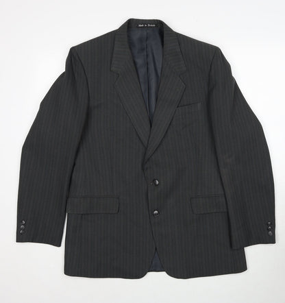 Mens UK Size 42 GreenWoods Regular Grey Suit Jacket