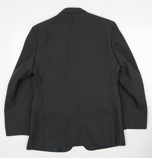 Mens UK Size 42 GreenWoods Regular Grey Suit Jacket