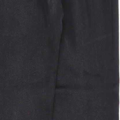 Denim & Co. Womens Black Cotton Skinny Jeans Size 8 Regular Zip