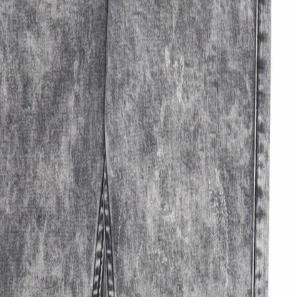 Denim & Co. Womens Grey Cotton Skinny Jeans Size 6 Regular Zip