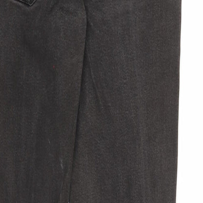 NEXT Womens Black Cotton Skinny Jeans Size 10 Regular Zip