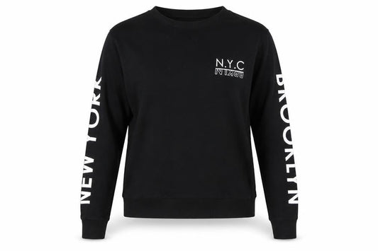 Womens UK Size XS Divided Black Pullover Sweatshirt
