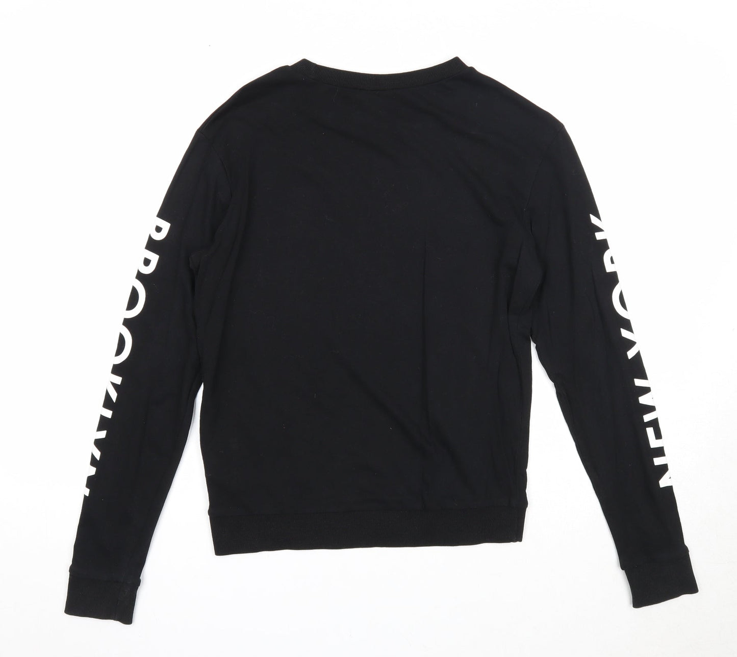 Divided Womens Black Cotton Pullover Sweatshirt Size XS Pullover - new York Brooklyn