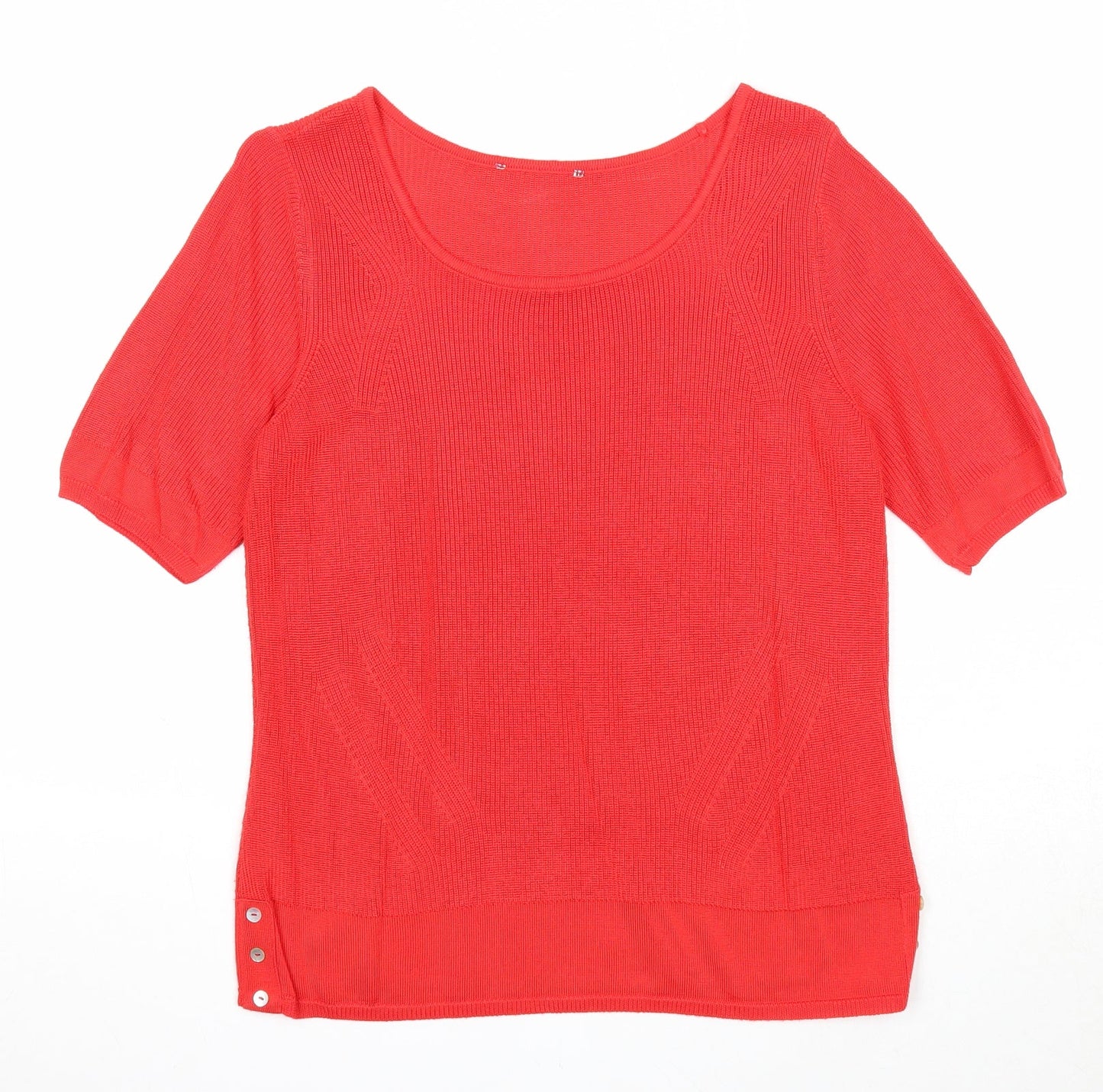 Womens UK Size 12 Marks and Spencer Red Pullover Jumper