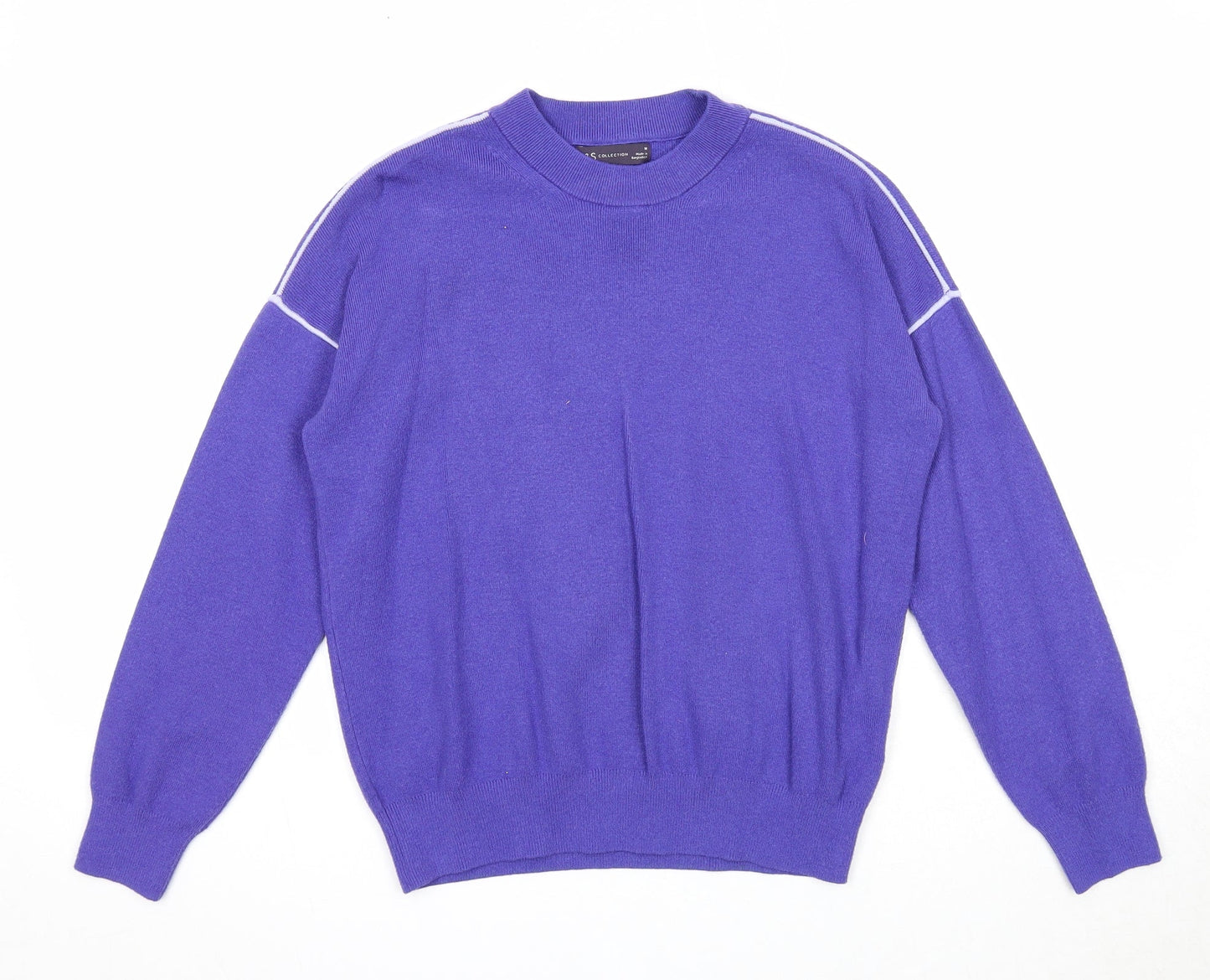 Womens UK Size M Marks and Spencer Purple Pullover Jumper