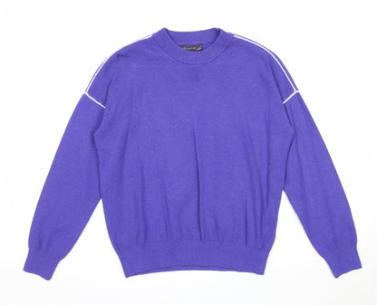 Womens UK Size M Marks and Spencer Purple Pullover Jumper