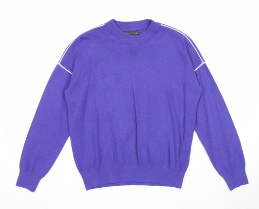Womens UK Size M Marks and Spencer Purple Pullover Jumper