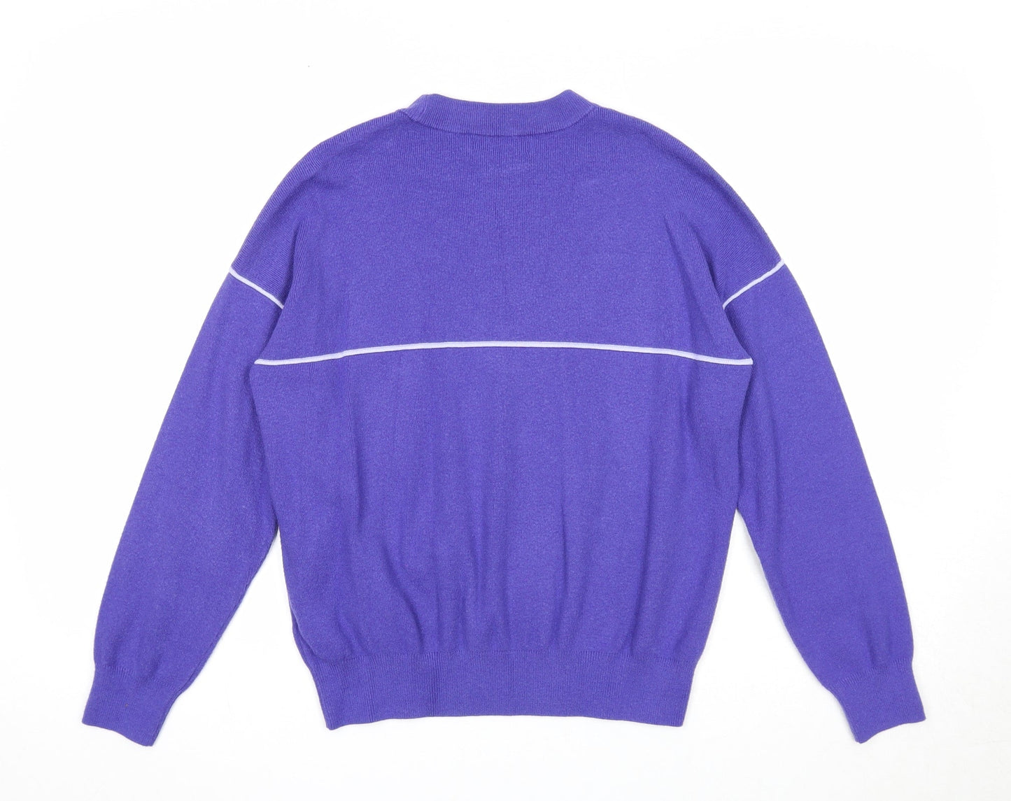 Womens UK Size M Marks and Spencer Purple Pullover Jumper