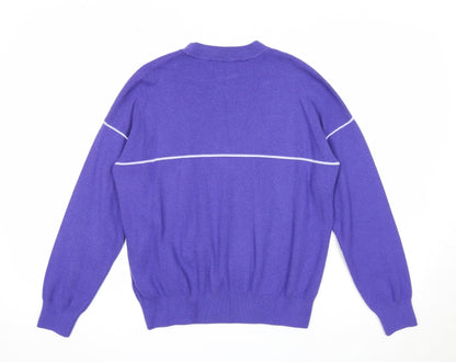 Womens UK Size M Marks and Spencer Purple Pullover Jumper