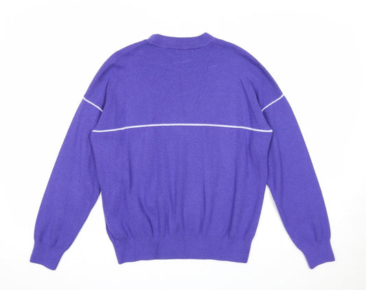 Womens UK Size M Marks and Spencer Purple Pullover Jumper