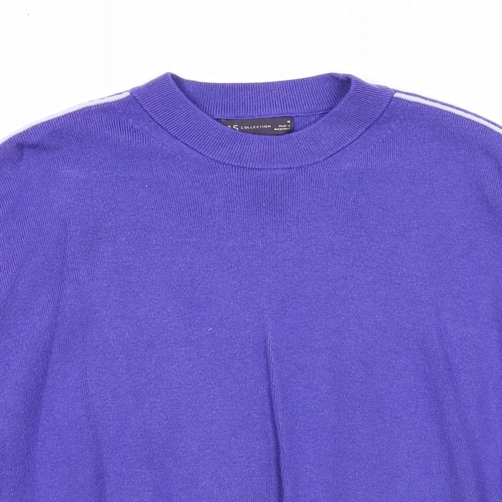 Womens UK Size M Marks and Spencer Purple Pullover Jumper