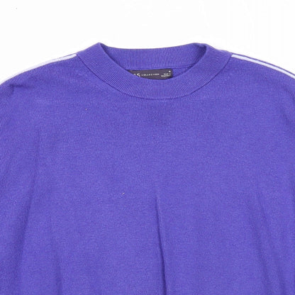 Womens UK Size M Marks and Spencer Purple Pullover Jumper