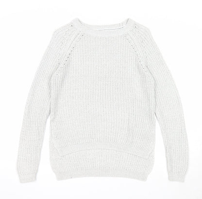 Womens UK Size S Papaya Ivory Pullover Jumper