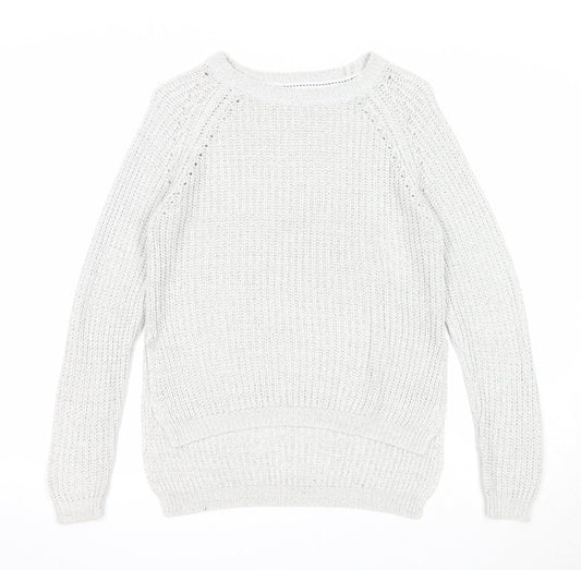 Womens UK Size S Papaya Ivory Pullover Jumper