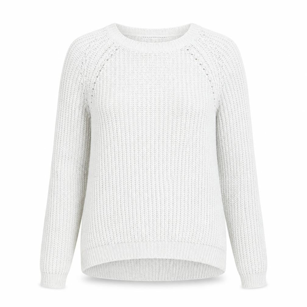 Womens UK Size S Papaya Ivory Pullover Jumper