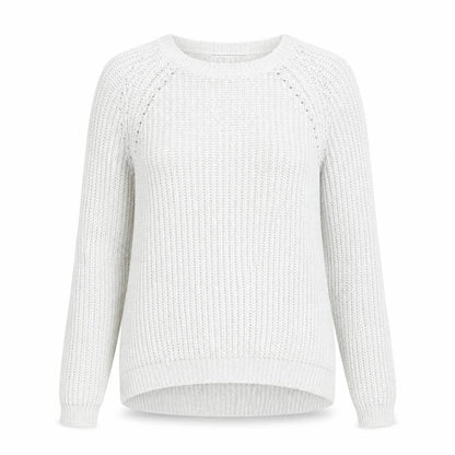 Womens UK Size S Papaya Ivory Pullover Jumper