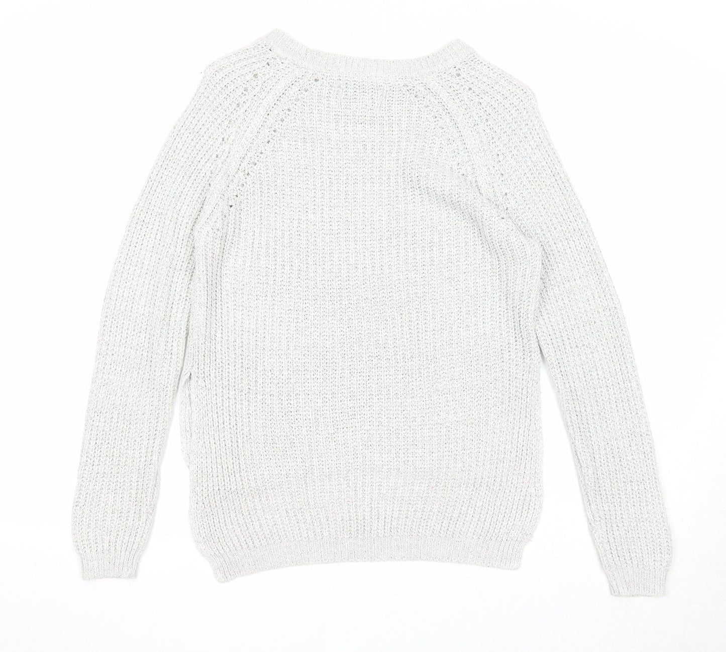 Womens UK Size S Papaya Ivory Pullover Jumper