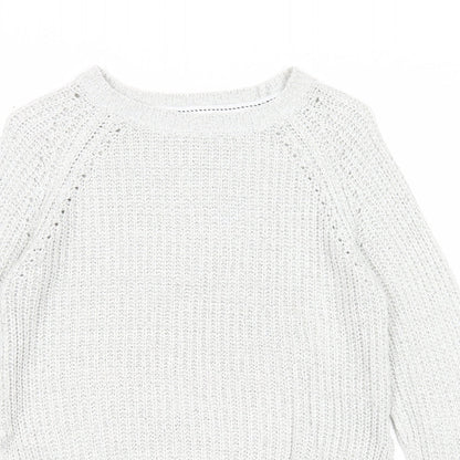 Womens UK Size S Papaya Ivory Pullover Jumper