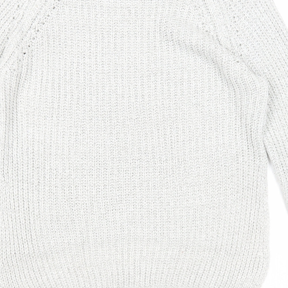 Womens UK Size S Papaya Ivory Pullover Jumper