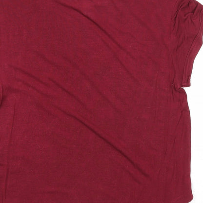 Womens UK Size XS Divided Purple Basic T-Shirt