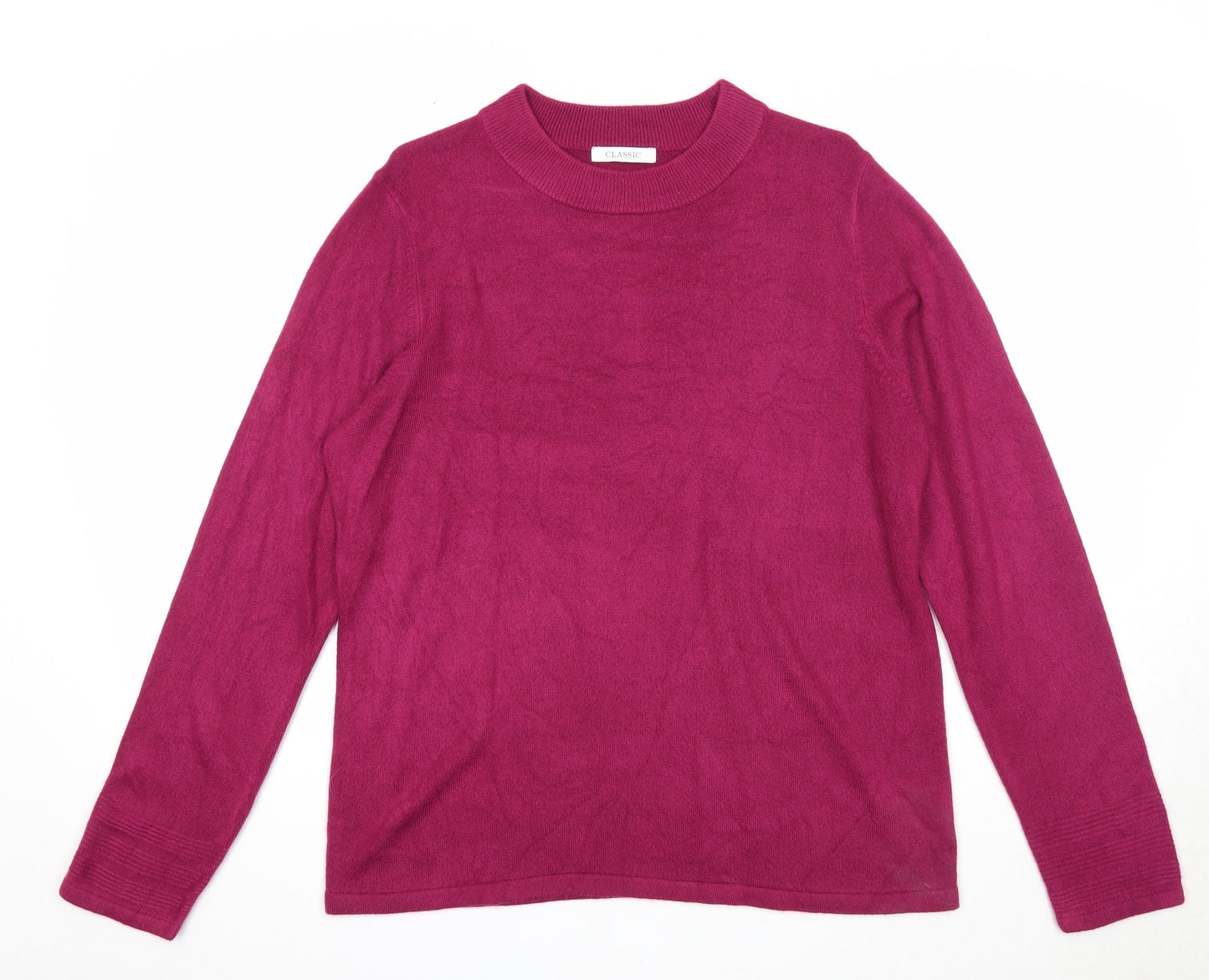 Womens UK Size 16 Marks and Spencer Purple Pullover Jumper
