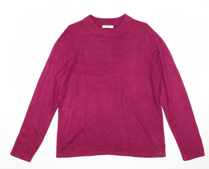 Womens UK Size 16 Marks and Spencer Purple Pullover Jumper