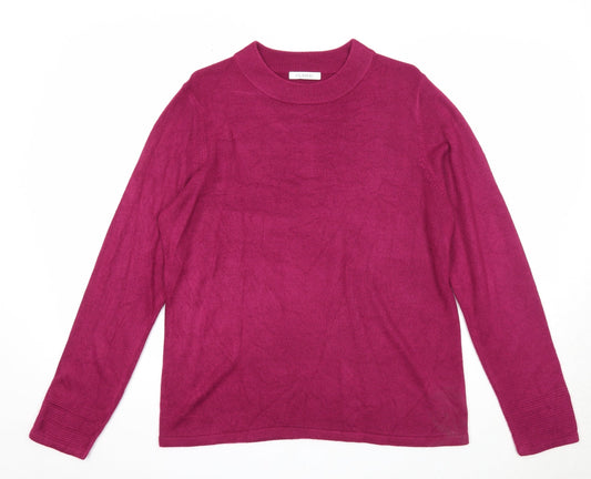 Womens UK Size 16 Marks and Spencer Purple Pullover Jumper