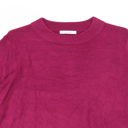 Womens UK Size 16 Marks and Spencer Purple Pullover Jumper