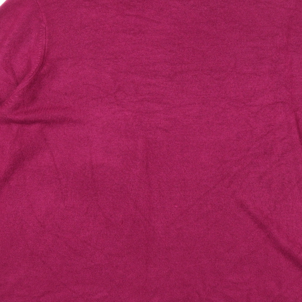 Womens UK Size 16 Marks and Spencer Purple Pullover Jumper