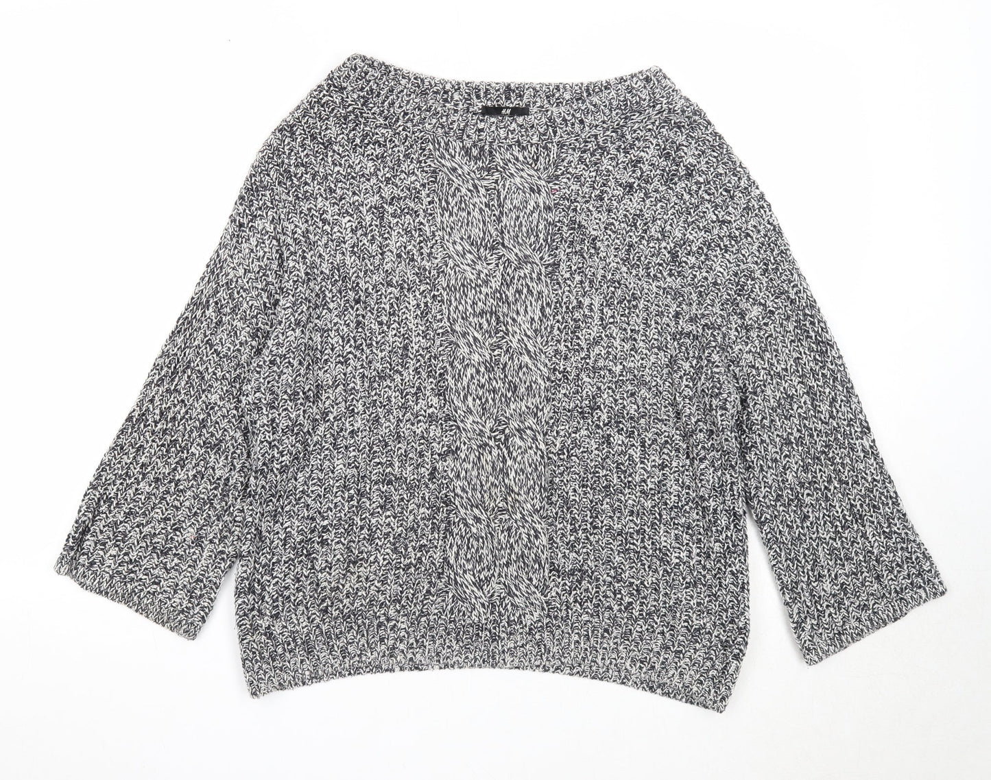 Womens UK Size XS H&M Blue Pullover Jumper