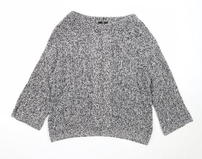 Womens UK Size XS H&M Blue Pullover Jumper