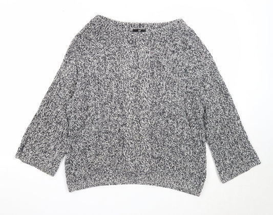 Womens UK Size XS H&M Blue Pullover Jumper