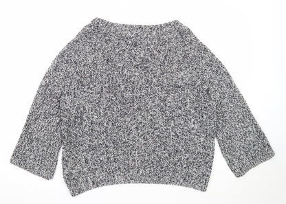 Womens UK Size XS H&M Blue Pullover Jumper