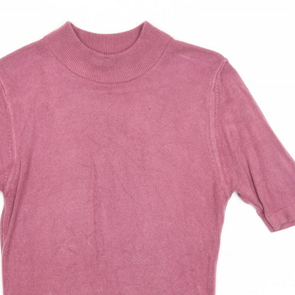 Womens UK Size 12 Berkertex Purple Pullover Jumper