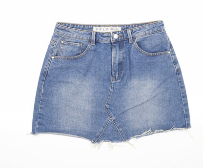Womens UK Size 10 Denim & Co. A-Line Denim Skirt