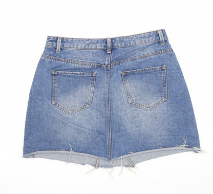 Womens UK Size 10 Denim & Co. A-Line Denim Skirt