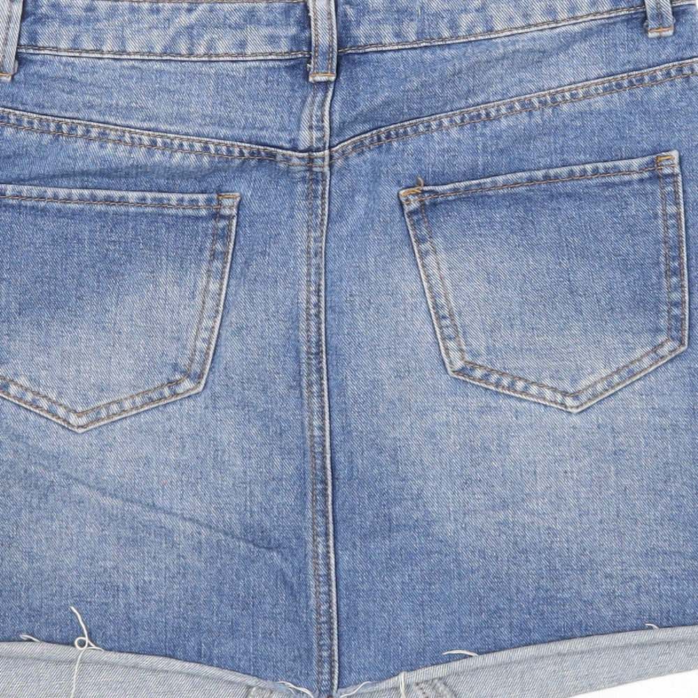 Womens UK Size 10 Denim & Co. A-Line Denim Skirt