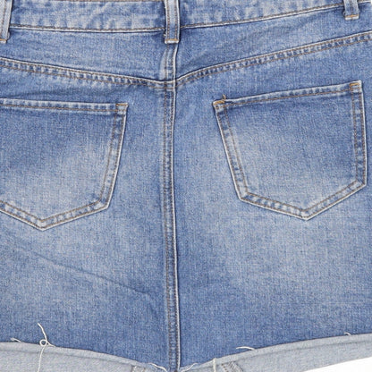 Womens UK Size 10 Denim & Co. A-Line Denim Skirt