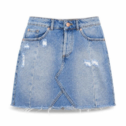 Womens UK Size 6 Miss Selfridge A-Line Denim Skirt