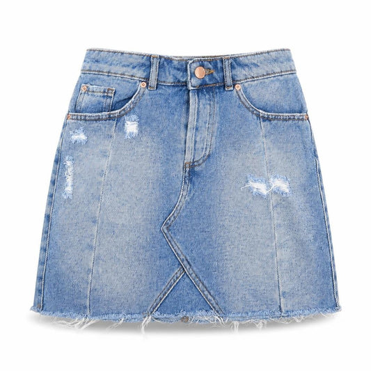 Womens UK Size 6 Miss Selfridge A-Line Denim Skirt