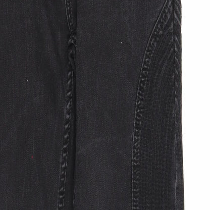 Wear for Love Womens Black Cotton Skinny Jeans Size 10 Regular Zip